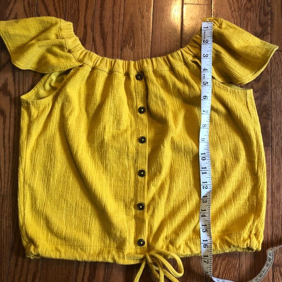 Madewell off-the-shoulder Texture and Thread top - Picture 4 of 8